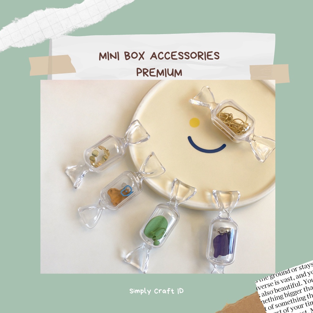 Simply Craft ID - KOTAK KECIL SIMPAN MEMORY CARD EARPLUG / KOTAK PLASTIK SERBA GUNA / MINI BOX AKSESORIS / KOTAK ORGANIZER MINI