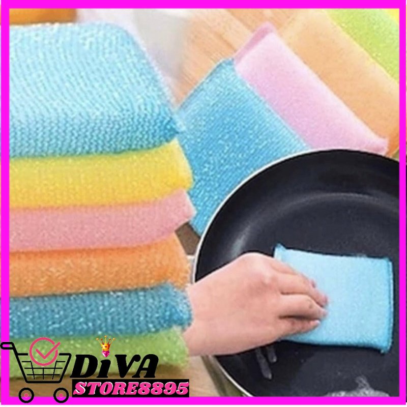 Spon Cuci Piring Sponge spons Busa Gosok Diswash Scouring Cleaning pad panci DIVA STORE