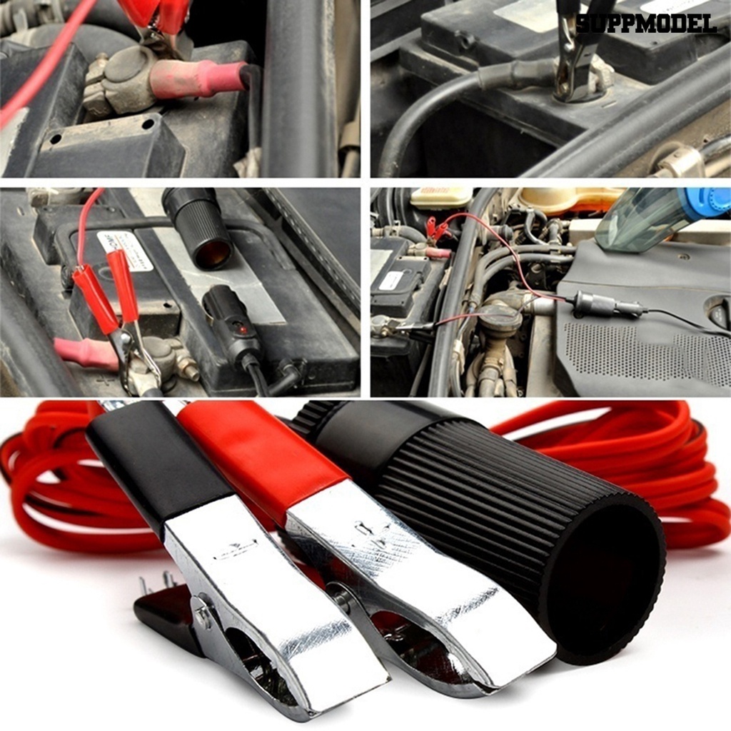 [SM]12V Konektor Starter Jump Mobil Emergency Klip Penjepit Kabel Booster