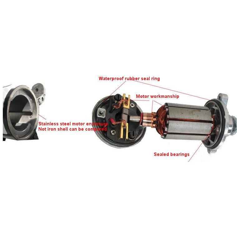 12V 100W High Pressure Water Pump Micro Diaphragm Pump 8L per Min Head 70M 1.1MPa