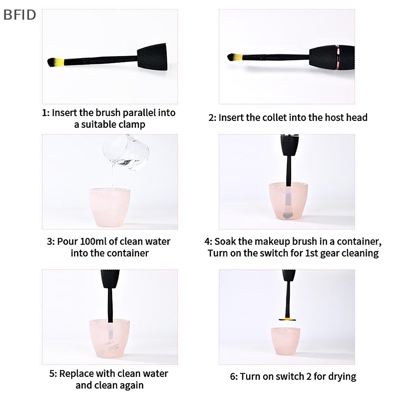 [BFID] Kuas Makeup Pembersih Dan Pengering Otomatis Clean Make Up Brushes Mesin Cuci [ID]