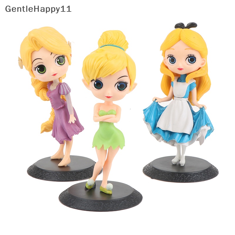 Gentlehappy Disney Q Posket Princess Alice Tinker Bell Figure Model Mainan Figure Kue Model Animasi Boneka Hadiah Dekorasi Rumah Pesta Ulang Tahun Figure Princess Hiasan Kue id