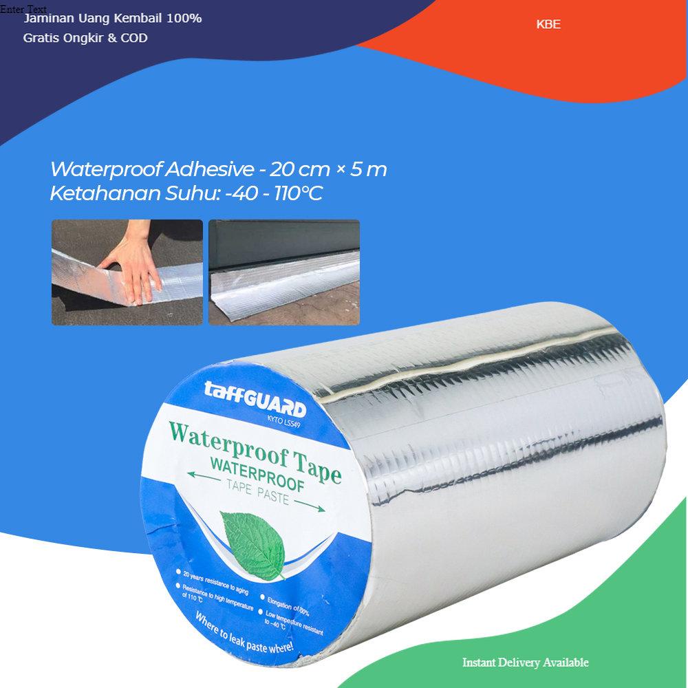 

Alat Perekat TaffGUARD KYTO Lakban Aluminium Foil Waterproof Adhesive 20 cm x 5 m - LS549 - Silver