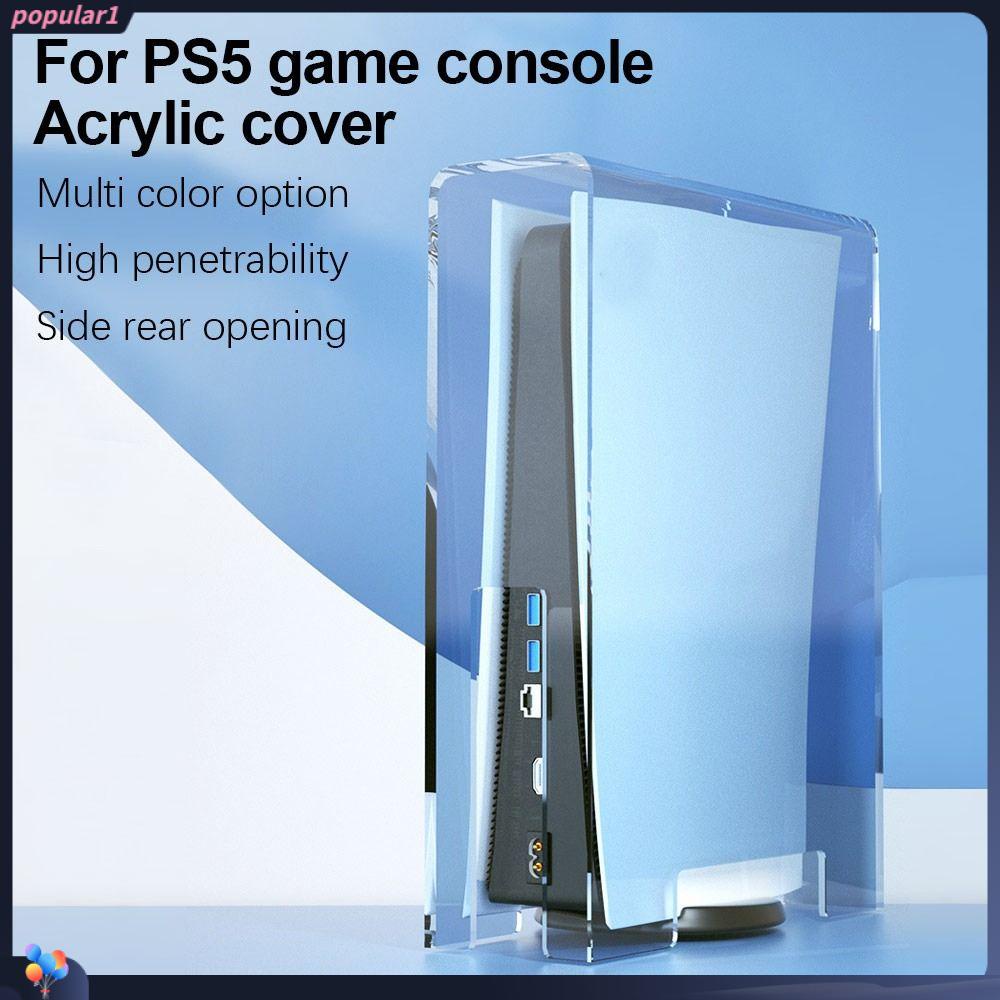 POPULAR Populer Casing Tahan Debu Cover Host Konsol Game Akrilik Bening Untuk PS5