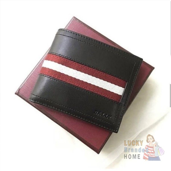 DOMPET Bally Wallet Tollen Bifold Men Classic 100% ORIGINAL BALLY