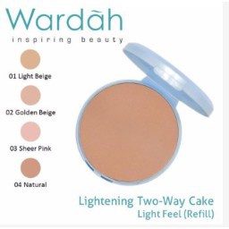 GKT - cod Refil Wardah Lightening  Two Way Cake Spf  15 Light Feel / GROSIR TERMURAH