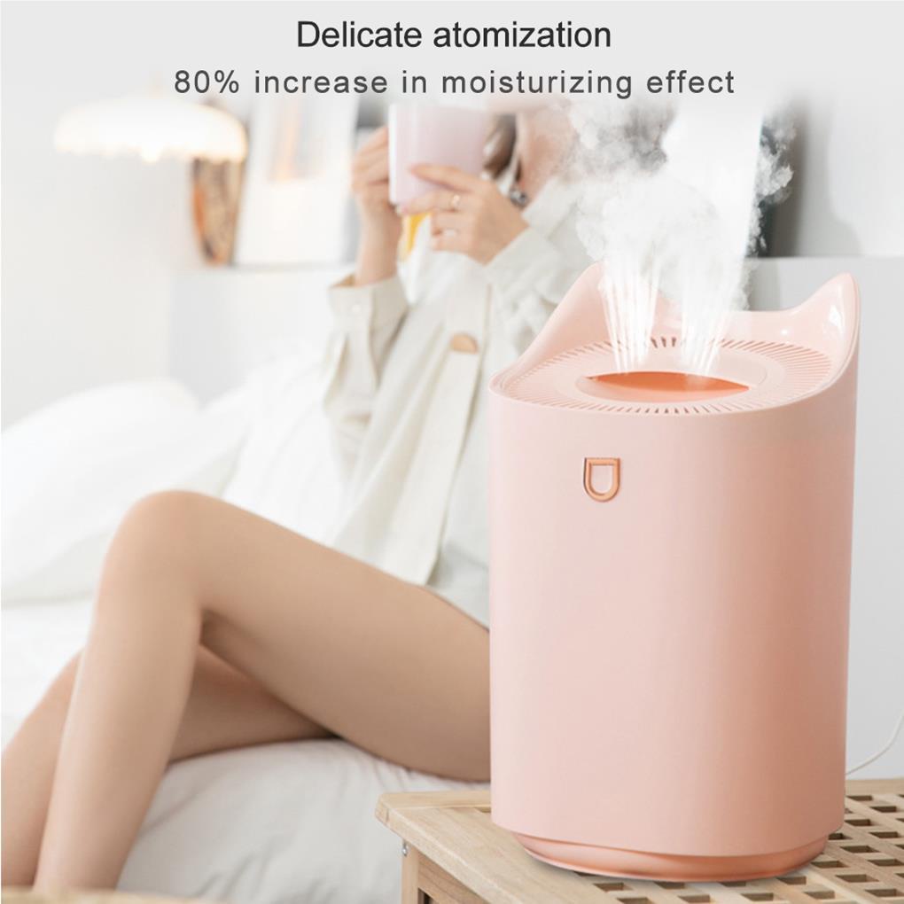 3000ml Double Spray Humidifier USB Cool Mist Diffuser Air Purifier Dengan Lampu Malam