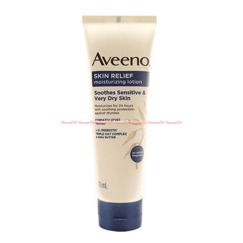 Aveeno Skin Relief Moisturizing Lotion Very Dry Skin 71ml Handbody Aveno Afeeno Hand Body Untuk Kulit Sangat Kering Afeno Krim