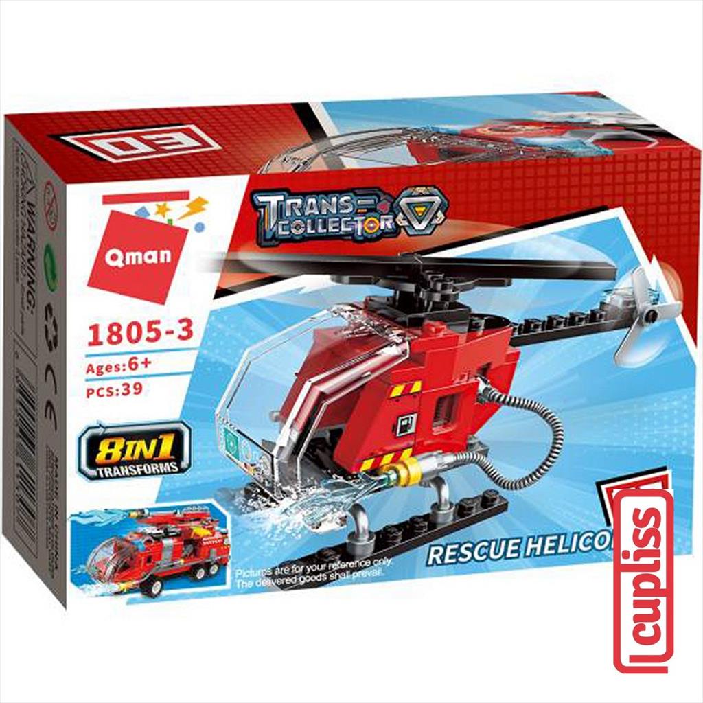 QMAN 1805-3 Trans Collector Rescue Helicopter