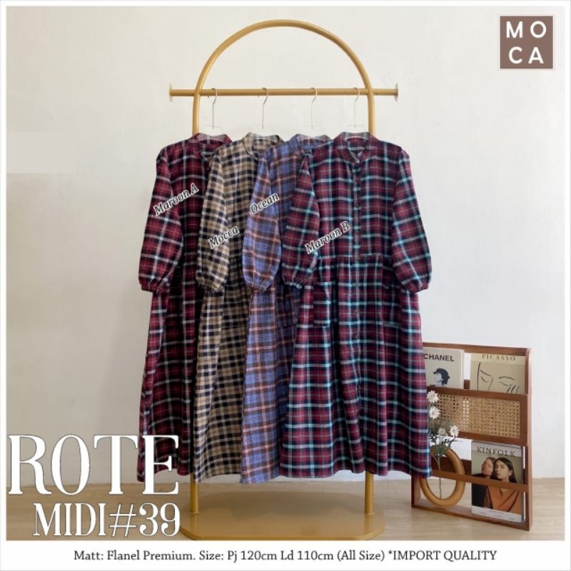 ROTE MIDI #39 ORI MOCA | Ld120 Flanel Premium