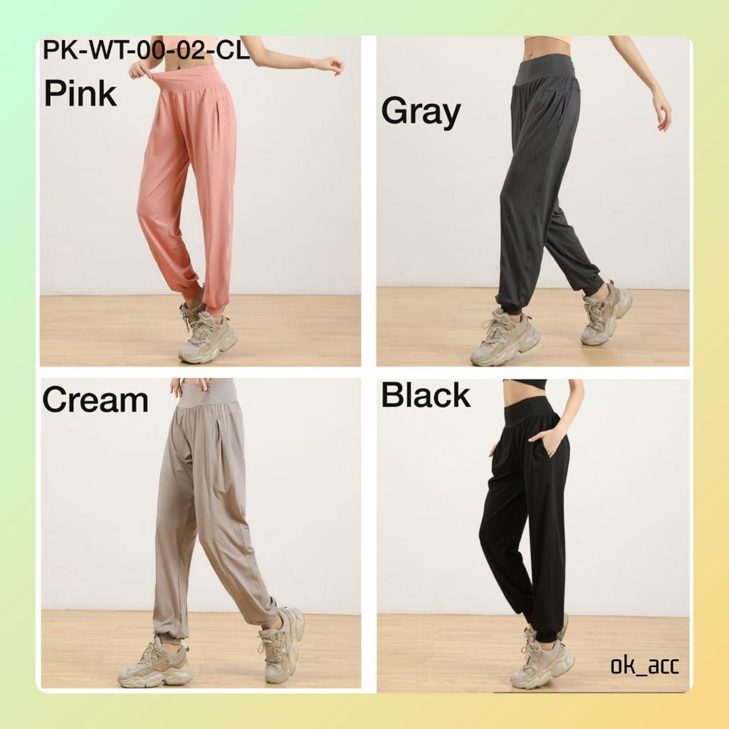 Legging Panjang Celana Pinggang Olahraga yoga perut langsing WT02