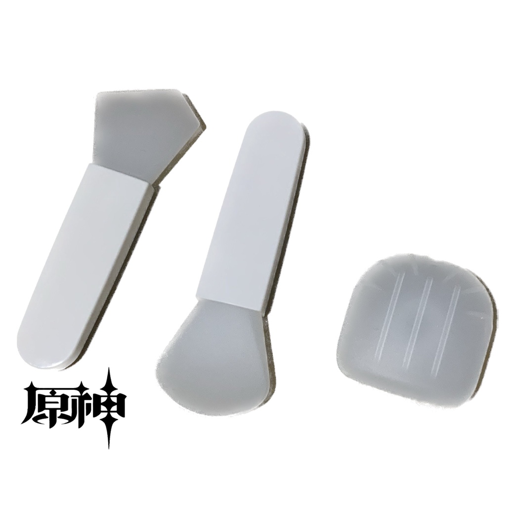 BrushGlow Inovatif Spatula Masker dengan Aplikator Kuas yang Terpisah