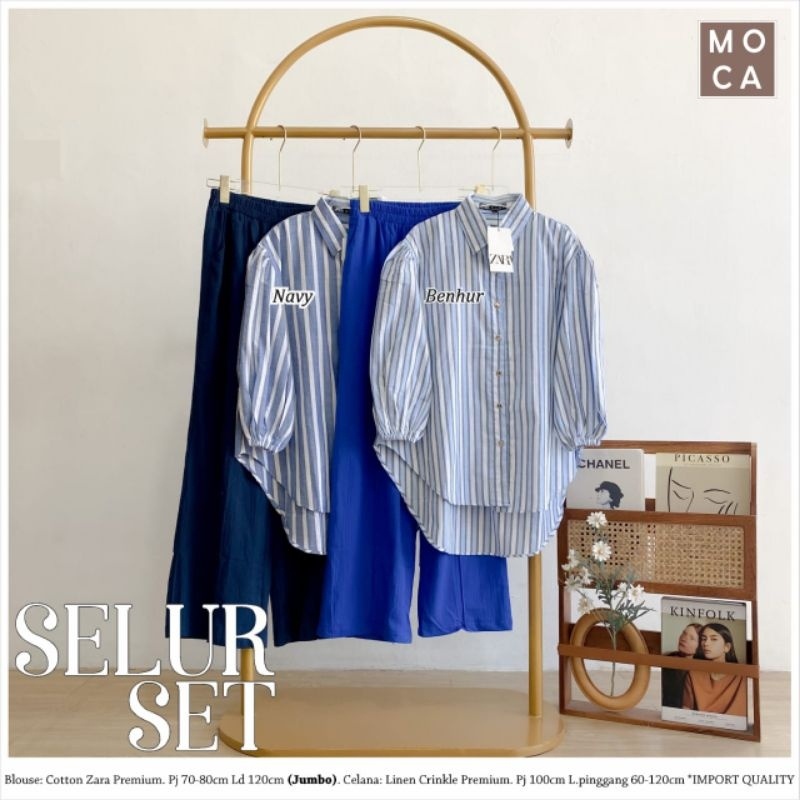 SELUR SET Jumbo ORI MOCA | Ld120 Cotton Zara Premium