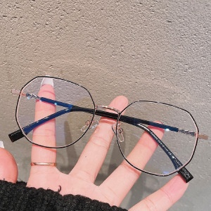 Viendo Kacamata Minus Photocromic Anti Radiasi Blueray Wanita Pria Cowok Frame 2 in 1 Bluecromic Potocromic Antiradiasi Kecamata Besi Besar Sinar Matahari UV400 Kaca Mata Optik komputer Hp-6