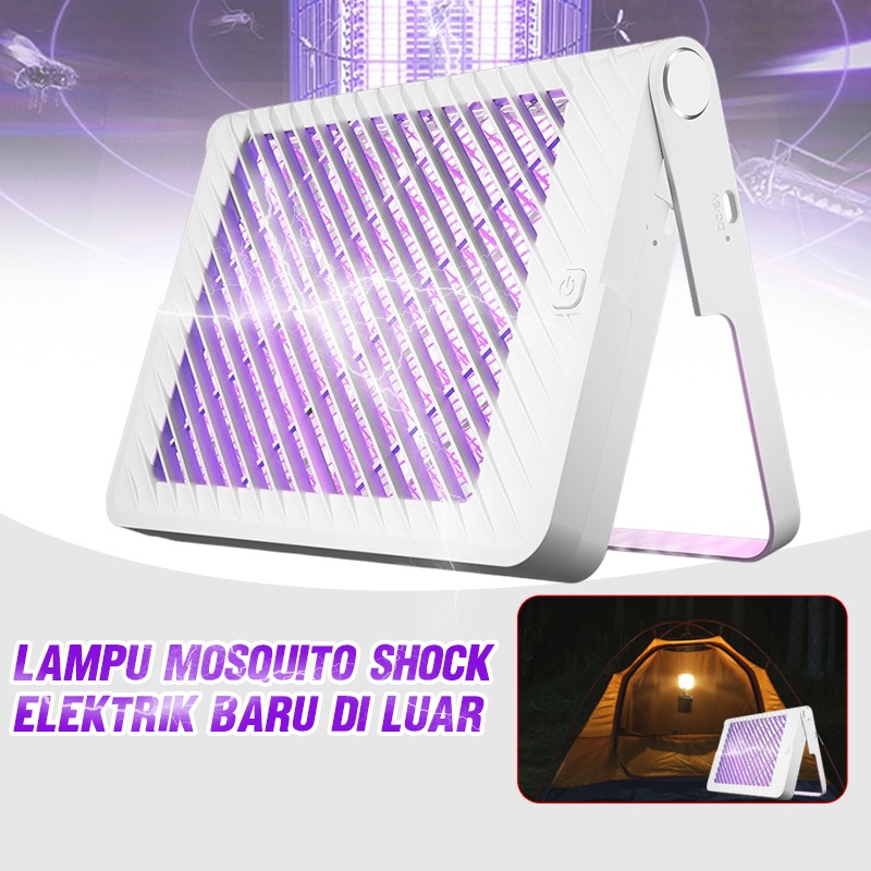 Insect Killer Perangkap Nyamuk Lalat Lampu UV Raket Nyamuk Listrik /Lampu Perangkap Nyamuk/Lampu Nyamuk/Lampu UV/Insect Killer Mosquito Killer Perangkap Nyamuk Lalat Bug Zapper Lampu UV 2 in 1