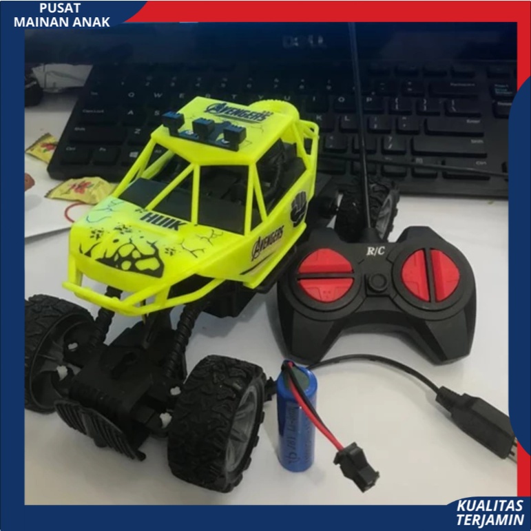 Mobil Remote Kontrol BATERAI CAS Rc Super High Speed Climbing Car mainan mobil JEEP OFFROAD