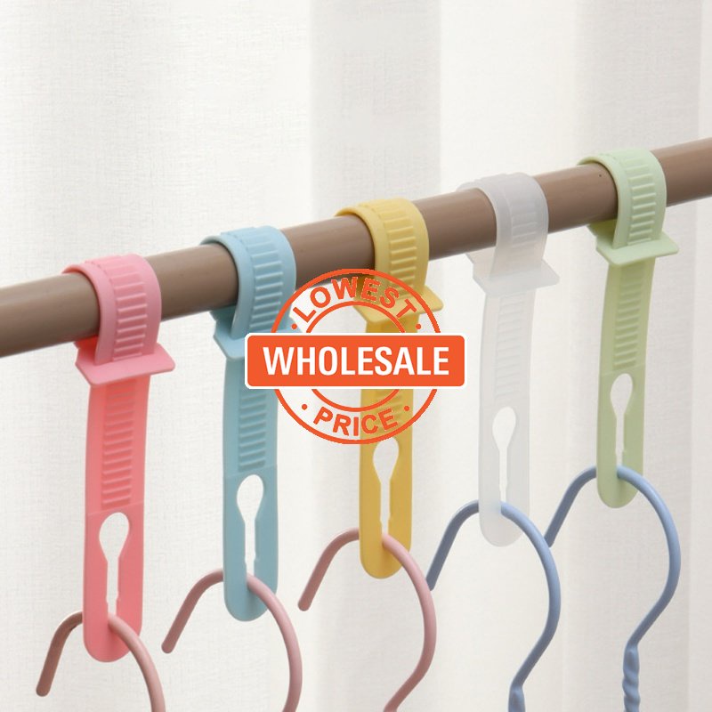 [Harga Grosir] Rak Pengering Pakaian/Gantungan Baju Rumah Organizer Hook/Windproof Scratch Hanger Hook/Tali Gesper Tetap Gantungan Jemuran/Gesper Tetap Anti Slip