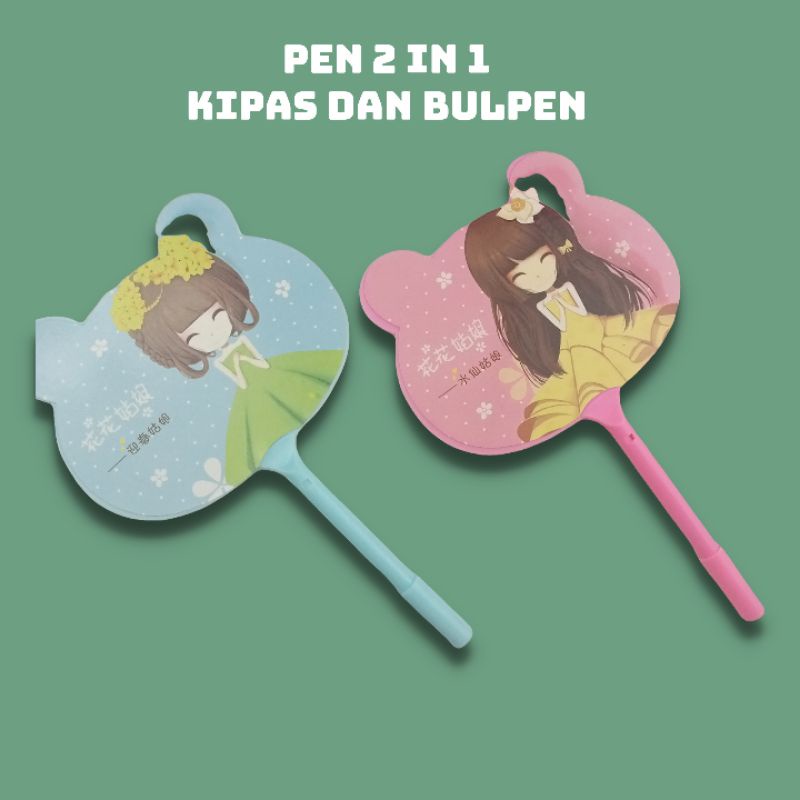 

PEN KIPAS BEAUTY GIRL - BALLPOINT BOLPEN PENA LUCU KARTUN KARAKTER