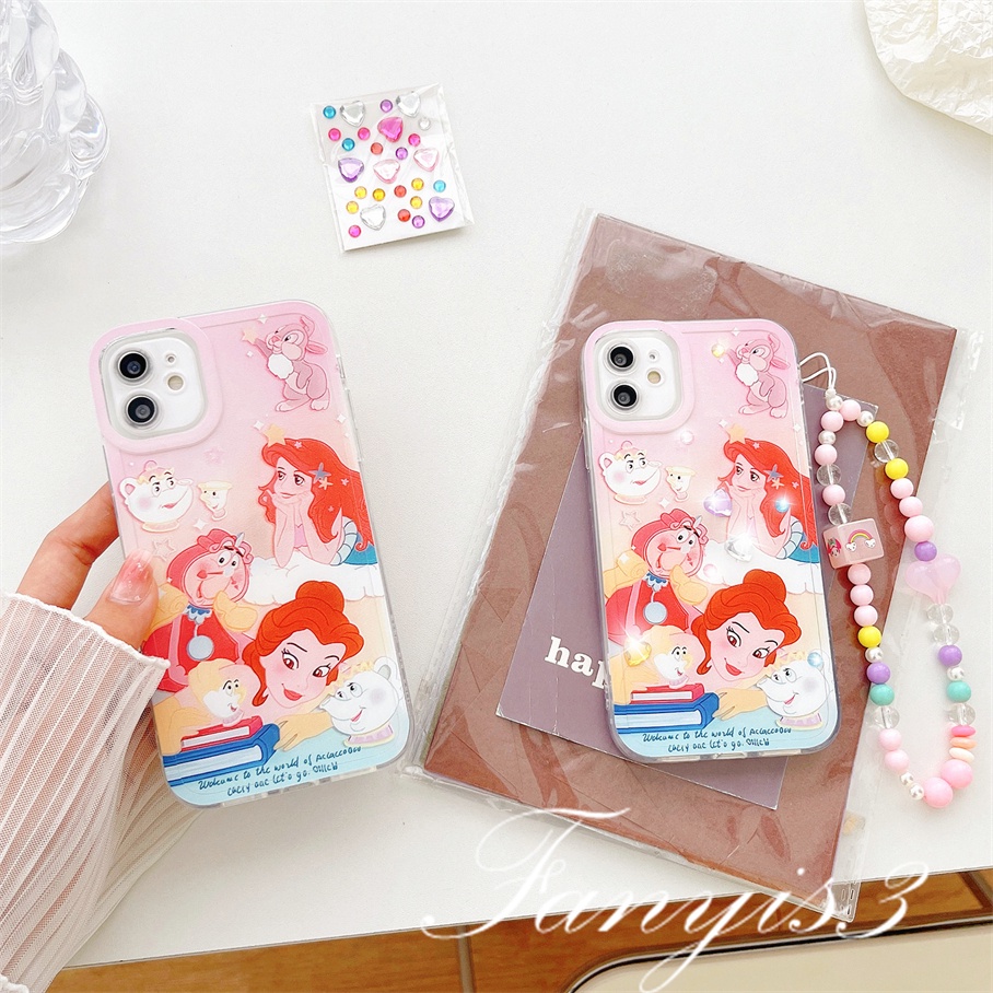 Redmi 12C 10C 10A 10 9 9A 9C 9T Note 12 11 Pro+ 11s 11 10s 10 9s 9 8 Pro Xiaomi Poco X4Pro X3 Pro X3NFC M3 M4 F3 Mi 11 Lite 10T Pro Beautiful Princess Phone Case TPU Soft Cover