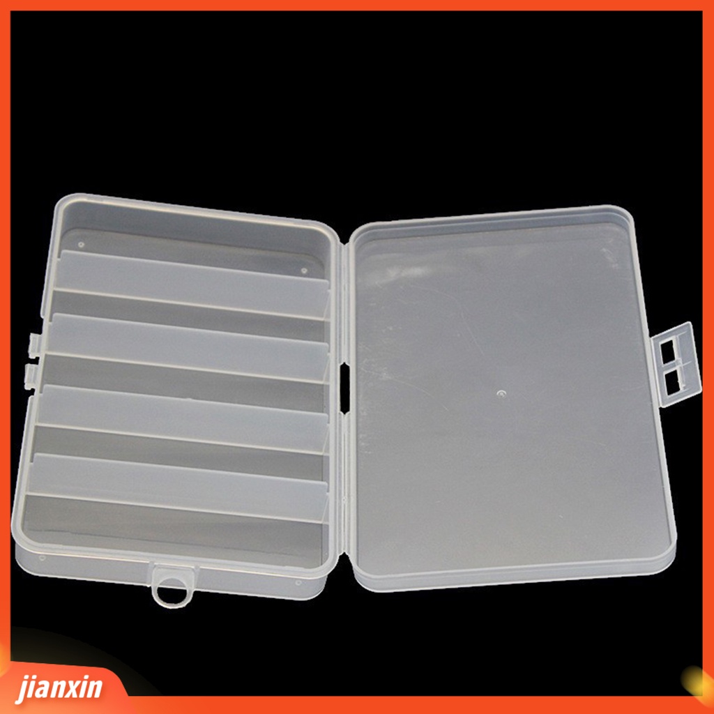 (In Stock) Kotak Pancing Bahan Plastik Gesper Ganda Portabel Tahan Aus Kotak Umpan Pancing Untuk Memancing