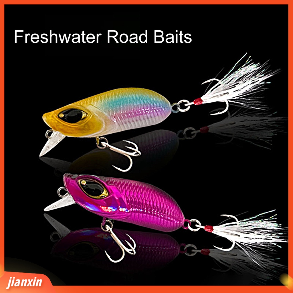 (In Stock) 5cm /8g Umpan Bionik 3D Simulasi Fisheye Tajam Treble Hook Simulasi Getaran Manik-Manik Kerincingan Memancing Umpan Untuk Memancing Di Luar Ruangan