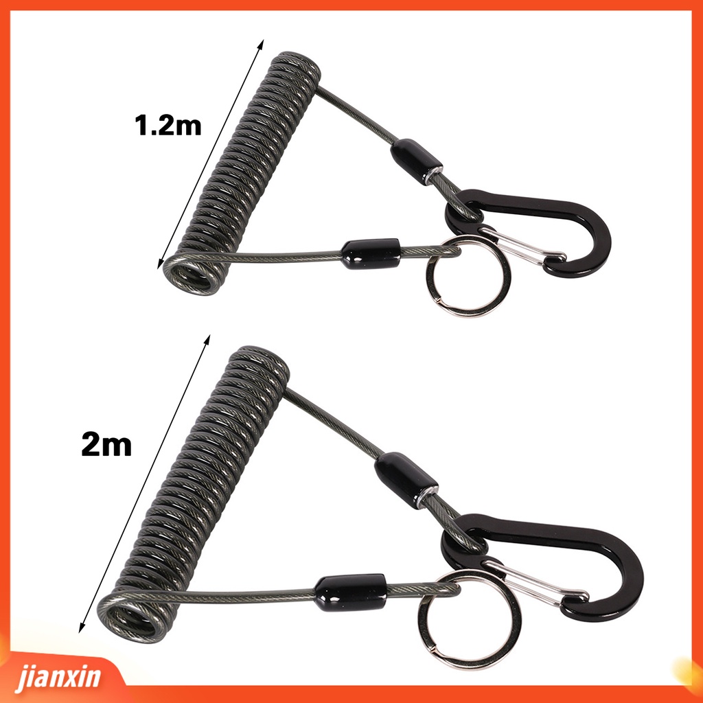 (In Stock) Kait Luar Peregangan Tinggi Kekuatan Tarik Kuat Rilis Cepat Barang Gantung Memancing Stainless Steel Otomatis Tali Kontrol Ikan Memancing Luar Ruangan