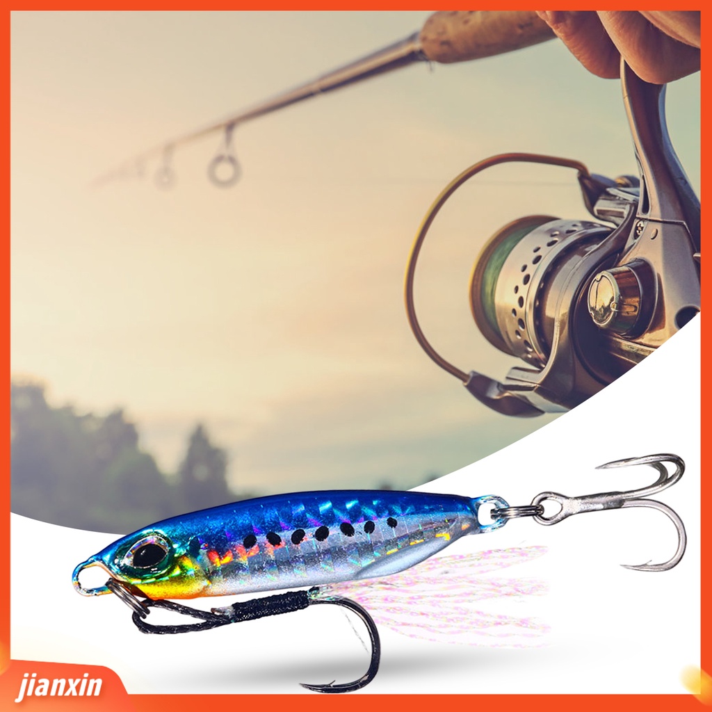 (In Stock) 16g Umpan Umpan Penampilan Realistis Simulasi 3D Fisheye Tajam Kait Warna Terang Mudah Menghilangkan Alat Pancing Perahu Memancing Jig Lure Untuk Outdoor