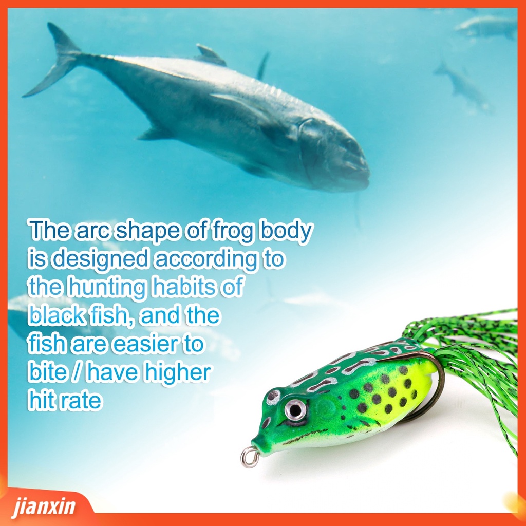 (In Stock) 5Pcs /Set Katak Lure Strip Line Kait Ganda Warna-Warni Lembut Simulasi Topwater Memancing Crankbait Untuk Outdoor