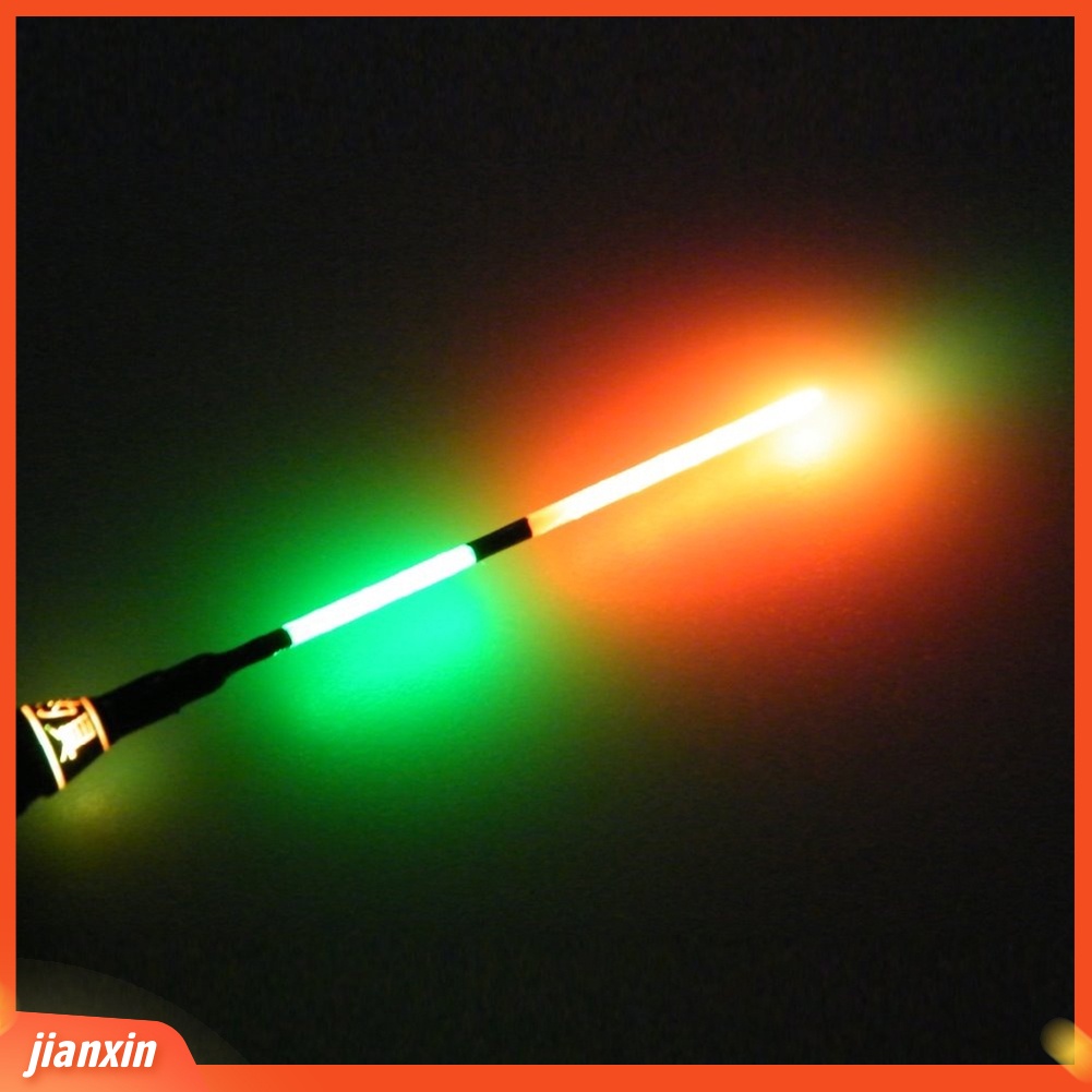 (In Stock) 3Pcs Bercahaya Lampu LED Elektronik Vertikal Malam Memancing Pelampung Bobber Pelampung