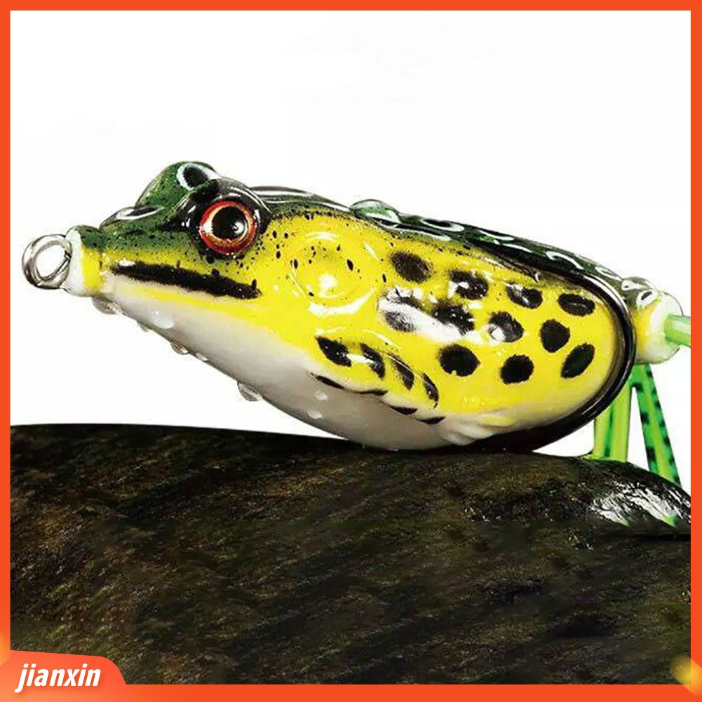 (In Stock) 4.5/5/5.5 cm Silikon Lembut Buatan Kodok Umpan Pancing Umpan Tackle Dengan Pengait