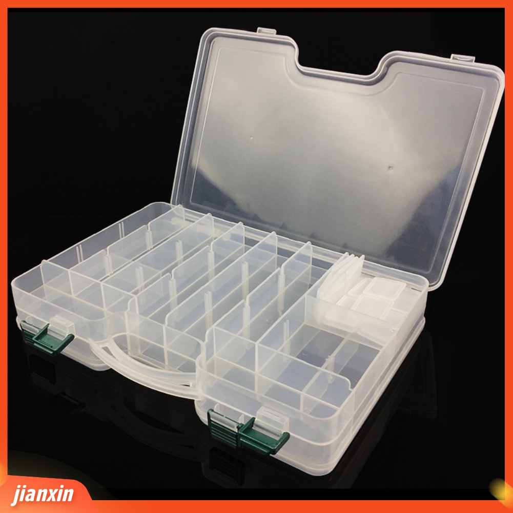(In Stock) Kapasitas Besar Umpan Ikan Kait Tackle Box Wadah Wadah Wadah Wadah Penyimpanan Pancing