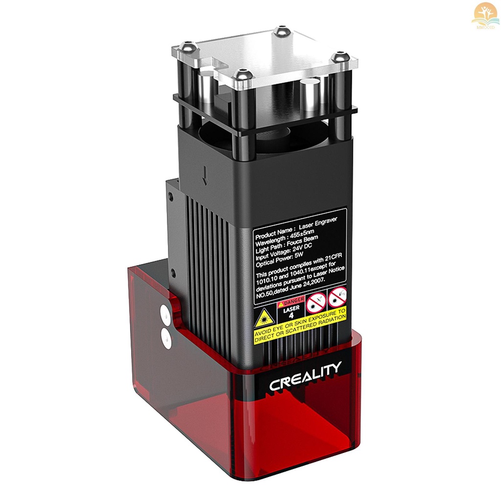 In Stock Creality 5W Lase Module 0.06x0.06mm Laser Spot Kompatibel Dengan CR-10 Mini/Ender-2 Pro/Ender-3 Neo/ Ender-3 V2 Neo/ Ender-3 Max Neo/ Ender-3 V2/Ender-3 /Ender-3 Pro/ Ender-3