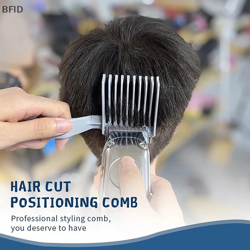 [BFID] Sisir Posisi Hair Cutg Profesional Barber Clipper Blending Flat Top Combs Untuk Alat Styling Penata Rambut Salon [ID]