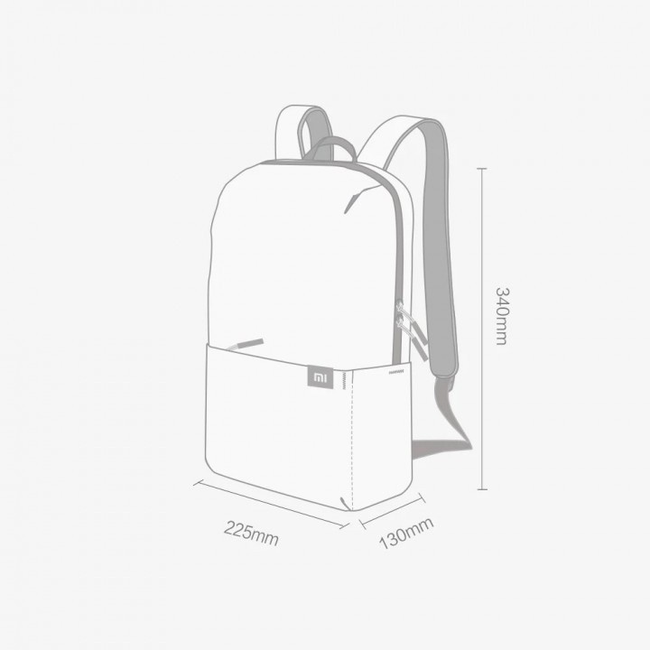 Original XIAOMI Mi Mini Small Lightweight Waterproof Backpack 10L
