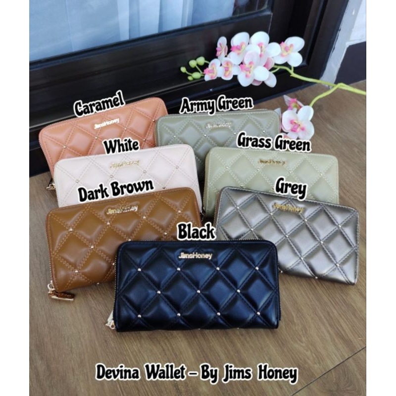 DEVINA WALLET DOMPET PANJANG FREE BOX ORI BY JIMSHONEY / PURWOREJO PROMO TERMURAH