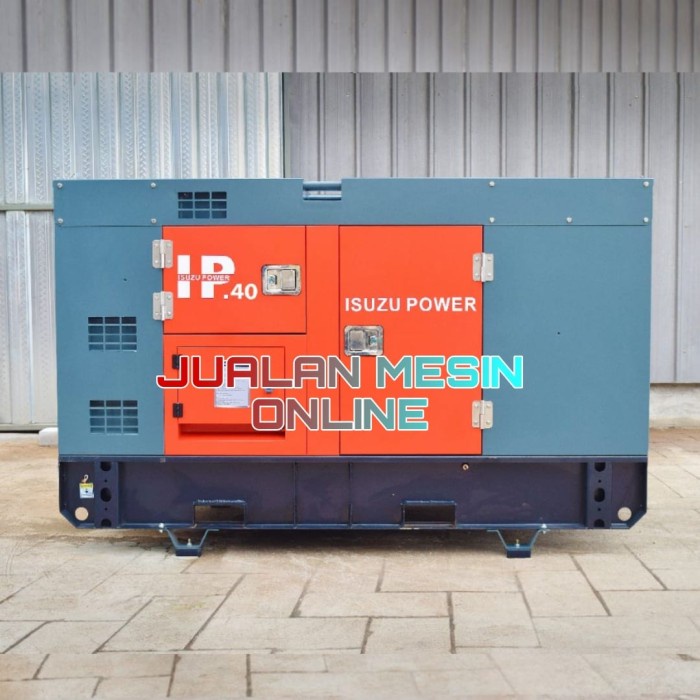 Genset Silent 40 kva 3 phase Isuzu IP 40 KVA