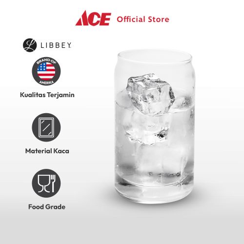 ACE LIBBEY 473 ML SET 6 PCS GELAS CAN GLASS CAN WADAH MINUMAN PERALATAN MINUM FOOD GRADE DRINKWARE