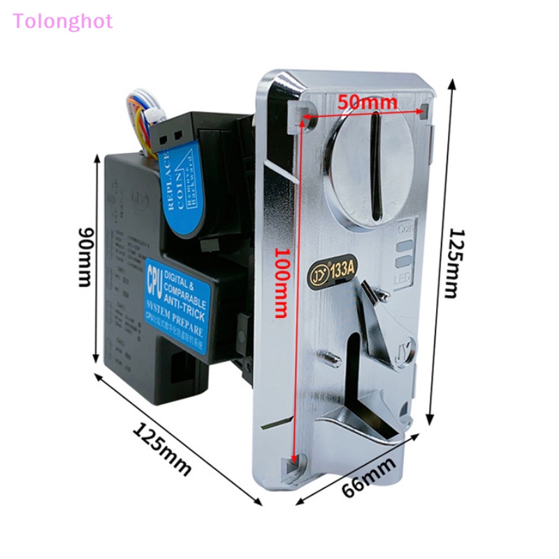 Tolonghot&gt; 1Pc Multi Coin Examinationor Elektronik Roll Down Coin Accor Selector Mechanism Mesin Penjual Arcade Game Ticket well