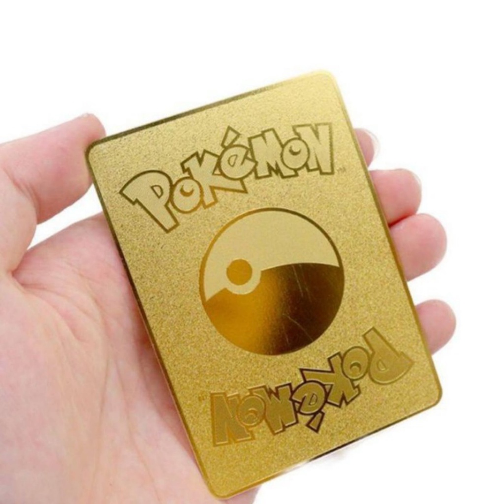 Kartu Pokemon 10 pcs Charizard Emas Bahasa Inggris Permainan Kartu Koleksi