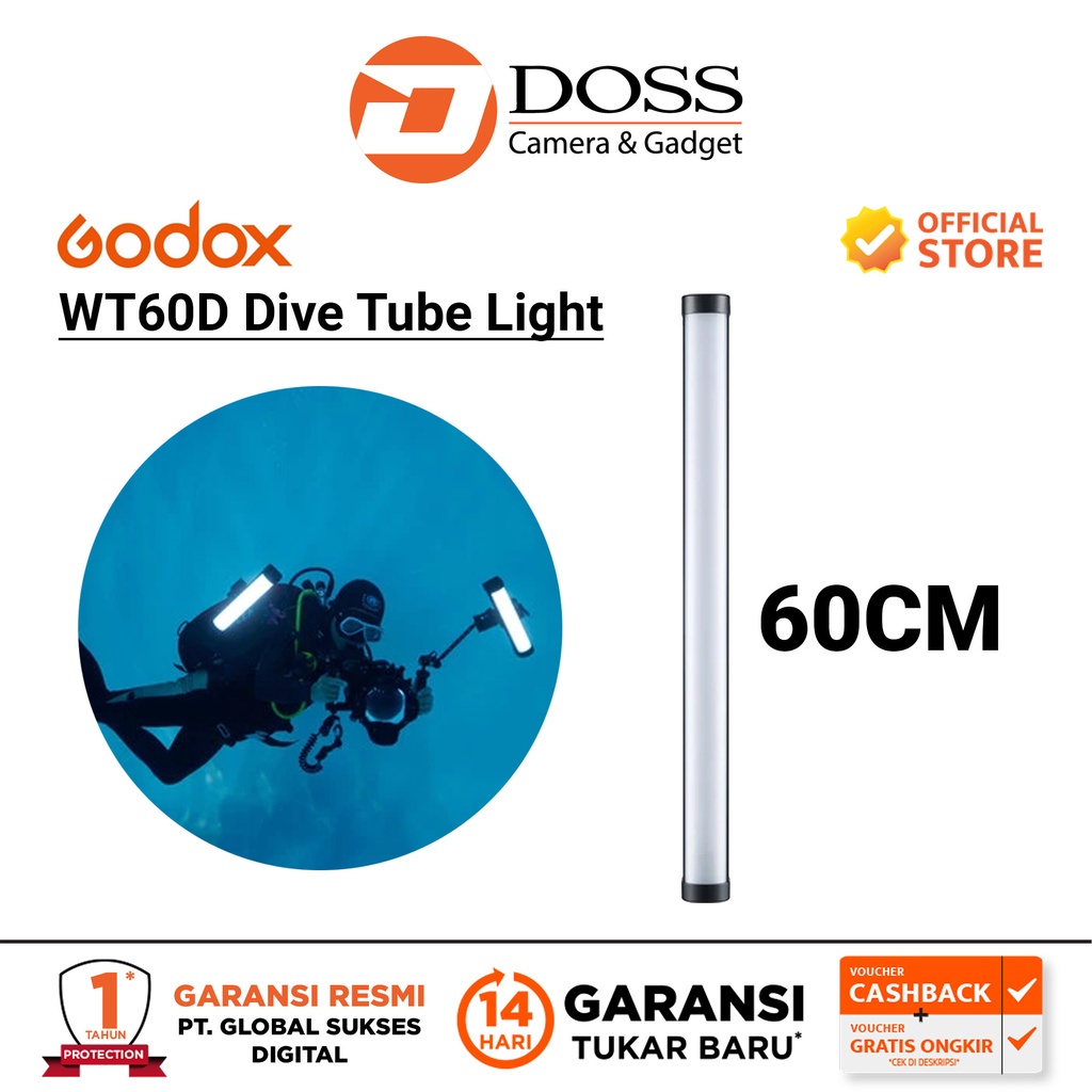 Godox WT60D Dive Tube Light 60CM WT 60D