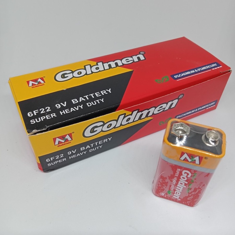 Batre Kotak 9 Volt & Kancing Batre Kotak Soket Baterai Konektor Terminal Battery 9Volt