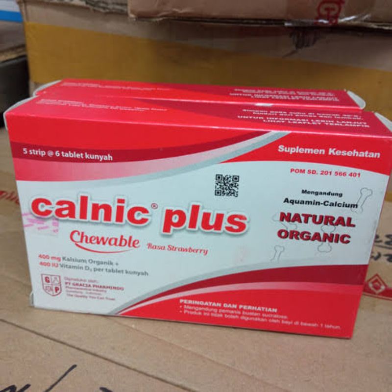 Calnic plus chewable rasa strawberryy