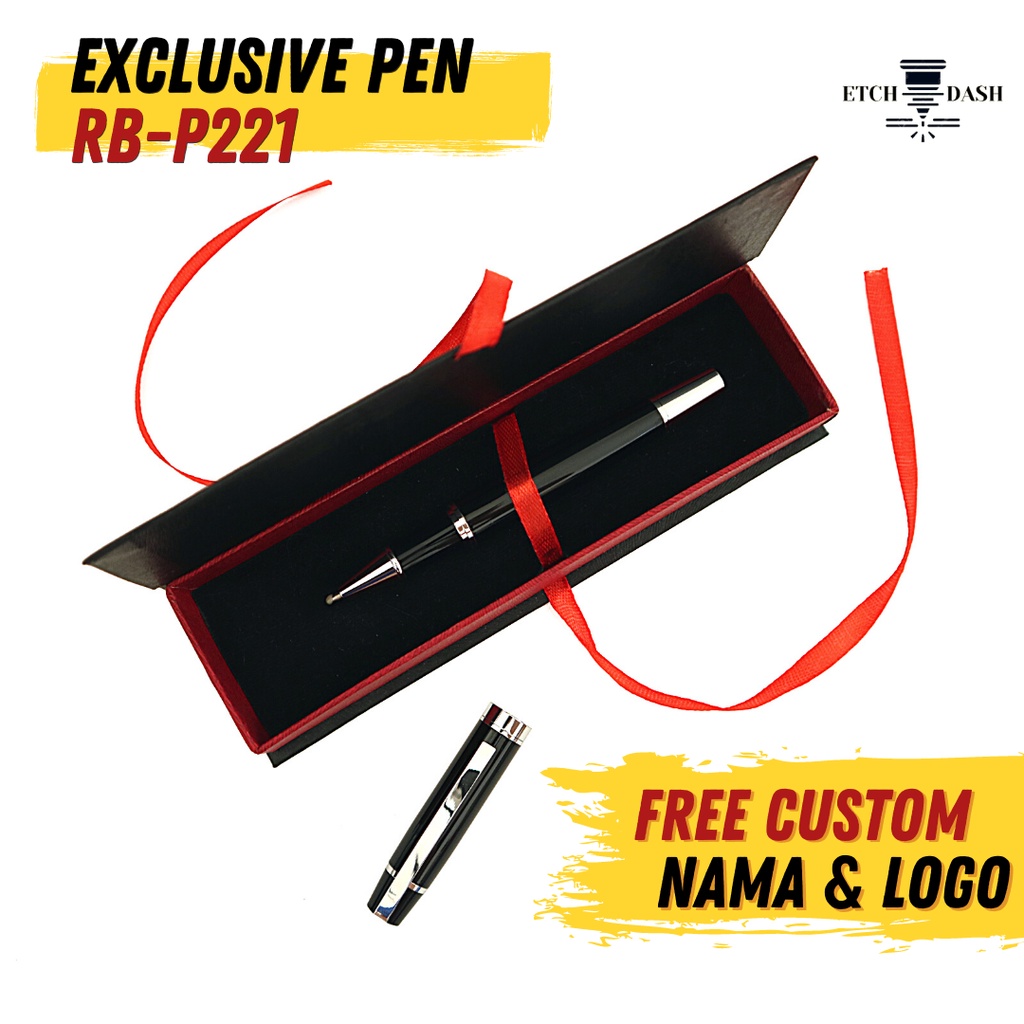 

Pulpen Eksklusif + Box Pita | Pulpen Custom untuk Souvernir - Exclusive Pen RB-P221