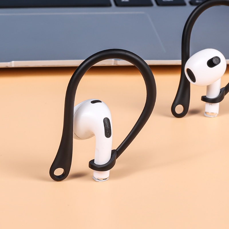 1pasang Earphone Bluetooth Portabel Anti-drop Silikon Earhook/ Headphone Dapat Digunakan Kembali Memakai Tambahan Berdiri/Menjalankan Olahraga Headset Anti-Hilang Fixer