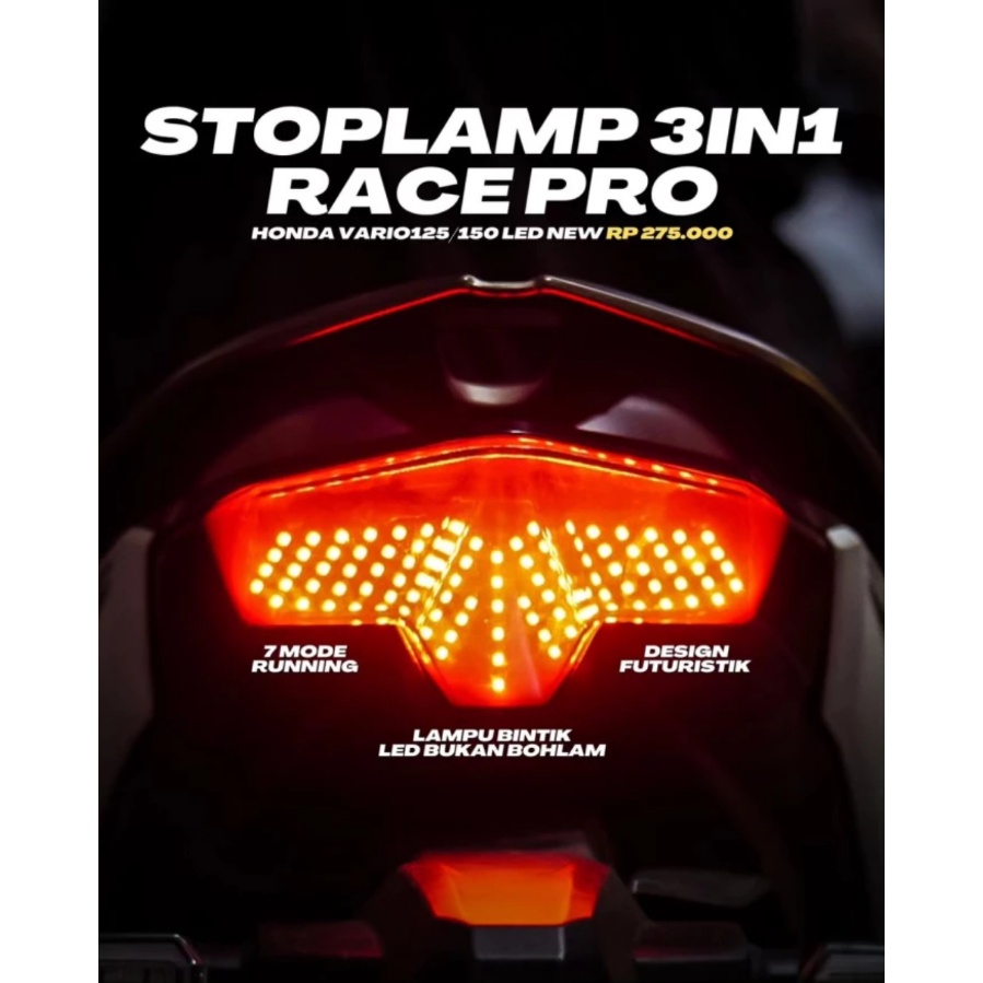 lampu stoplamp vario 150 new led lampu rem belakang kedip vario new 2018 Motor universal motor