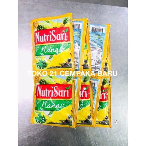 

Nutrisari Rasa NANAS 1 renceng isi 10 sachet | Nutrisari Pineapple