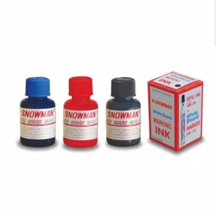 

JUALLL !!! Refill Tinta Whiteboard / Tinta Isi Ulang Papan Tulis Snowman - Biru PROMO MURAH
