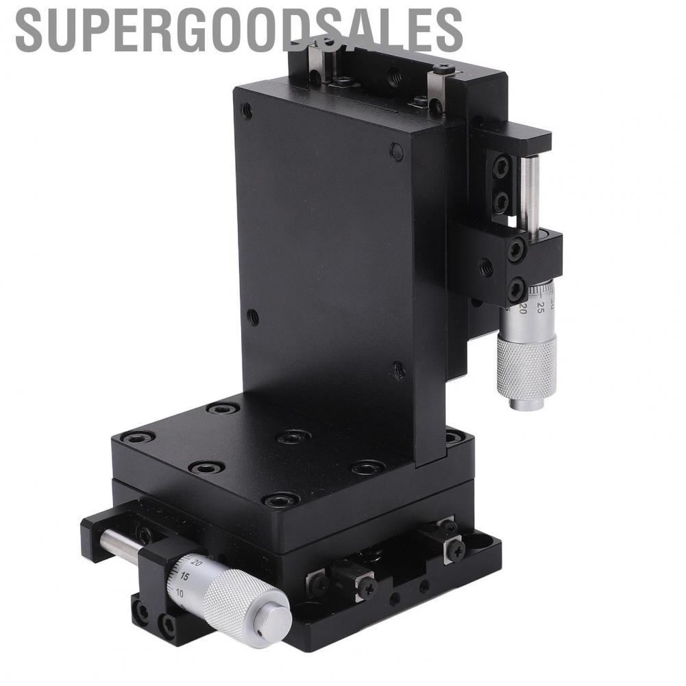 Supergoodsales Trimming Platform  Practical X Z Manual Linear Stage Black Anodized 0.01mm Accuracy for Optical Fiber Coupling