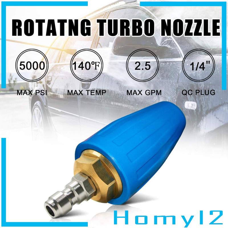 [HOMYL2] Nozzle Putar Tekanan1/4&quot; Quick Connect Untuk Membersihkan Batu Paving
