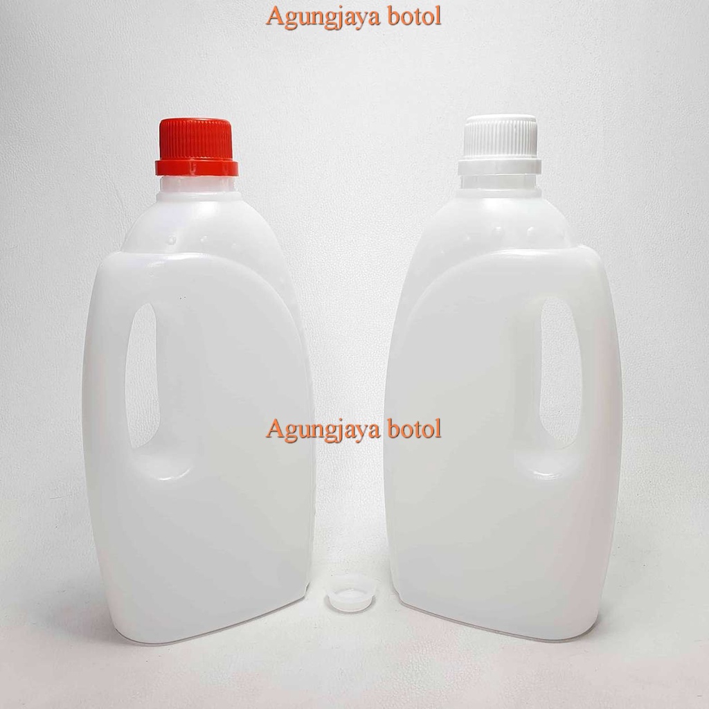 Jerigen 1 Liter Handle Natural Hdpe / Jerigen / Jerigen 1 Liter / Jerigen Softener / Jerigen Putih